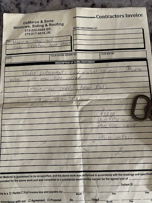 DeMarco Family Roofing Picture 1