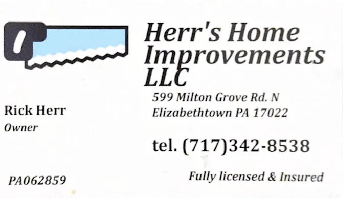 Herr’s home improvements LLC Picture 1