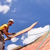 Wallace Roofing siding gutter sign window commercial residential flat metal asphalt shingle drywall insulation repairs ico