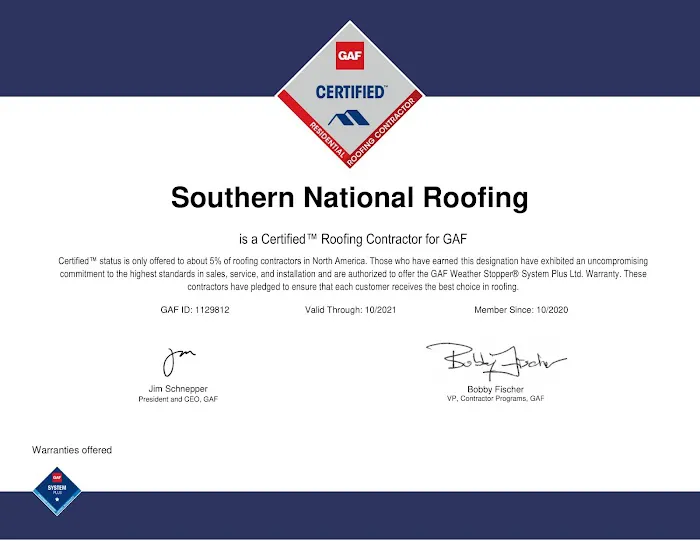 Southern National Roofing Picture 7