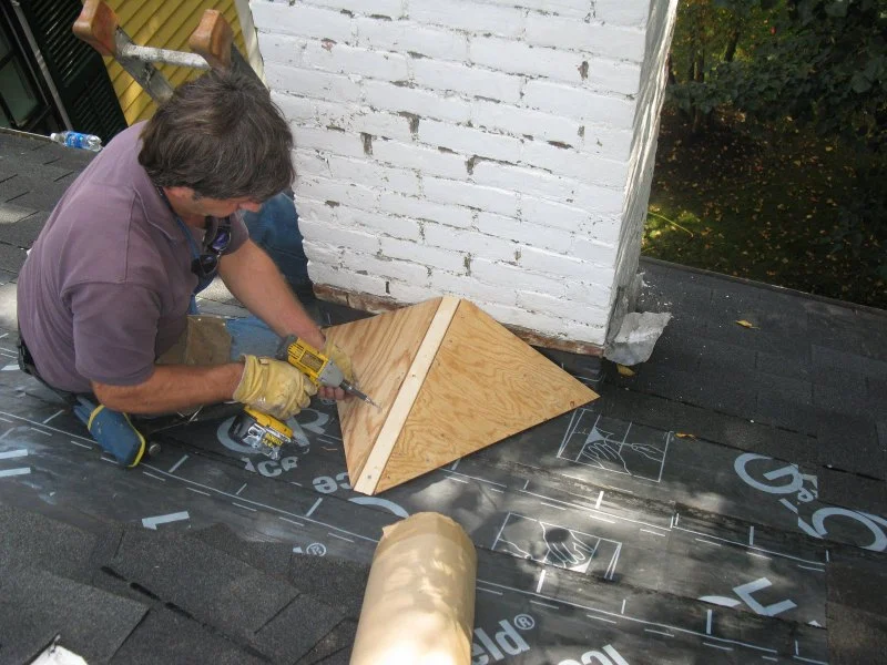How to Install a Roof Cricket Behind a Rooftop Stairwell Enclosure