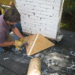 How to Install a Roof Cricket Behind a Rooftop Stairwell Enclosure