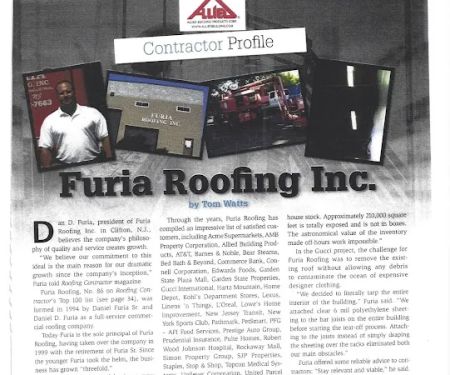 Furia Roofing, Inc.