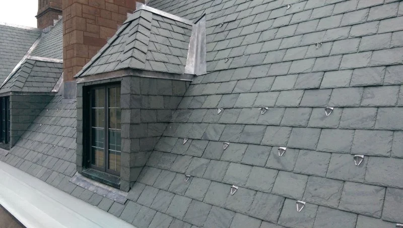 How to Install Roof Snow Guards on a Synthetic Slate Roof