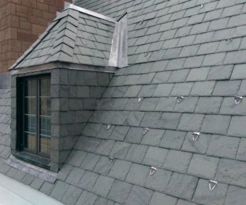 How to Install Roof Snow Guards on a Synthetic Slate Roof