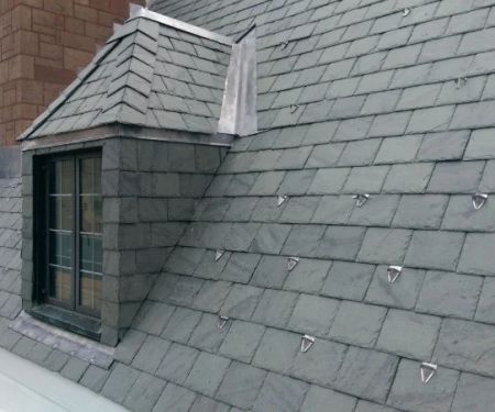 How to Install Roof Snow Guards on a Synthetic Slate Roof