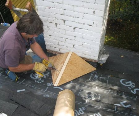 How to Install a Roof Cricket Behind a Complex Wall Intersection