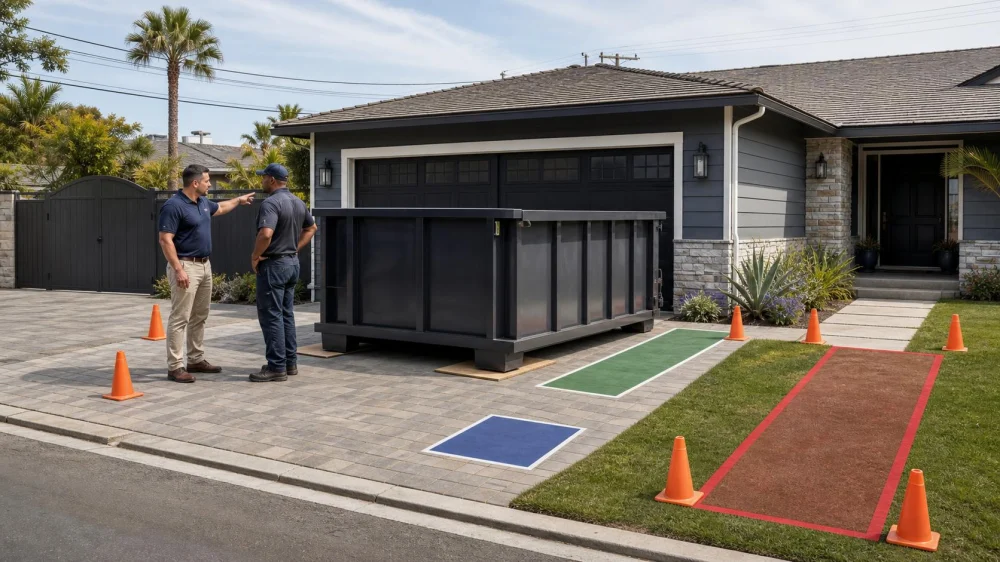Roofing Dumpster Placement: A Homeowner Checklist