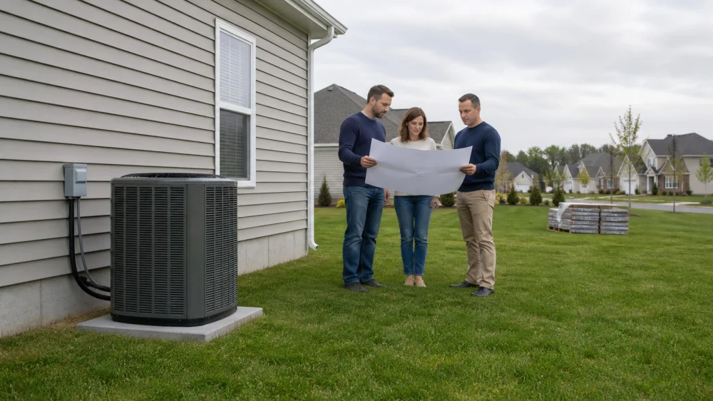 Roof Repair Near Outdoor HVAC: Protect Airflow and Access