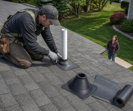Roof Pipe Boot Leak: Check the Vent, Flashing, and Deck Together