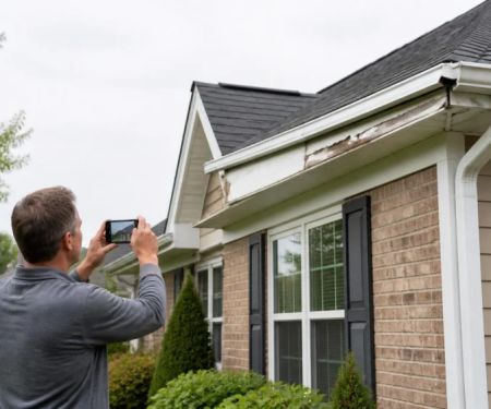 Soft or Peeling Fascia: Check the Roof Edge and Gutters