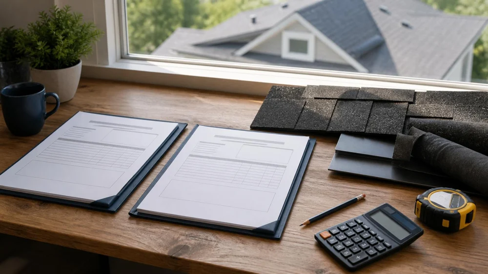 Roof Repair Estimate: Compare Scope, Materials, and Exclusions