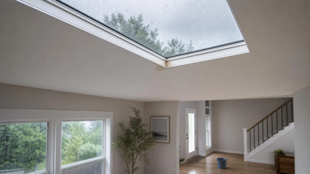 Skylight Leak Repair: Separate Glass, Flashing, and Roof
