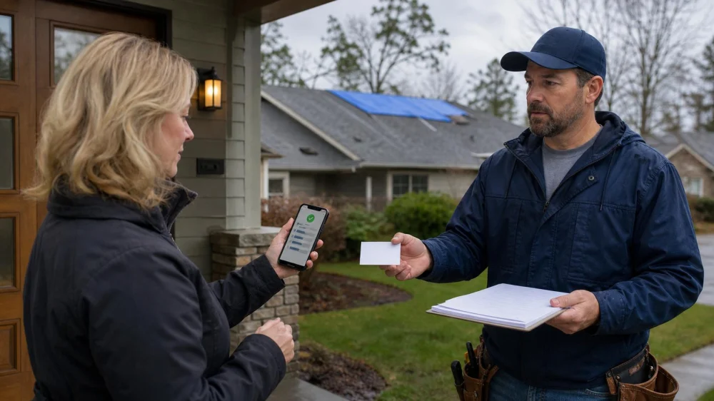 Storm-Damage Roof Repair: Verify the Contractor First