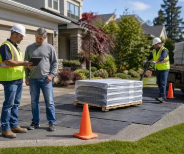 Roofing Material Delivery: Protect Access and Property