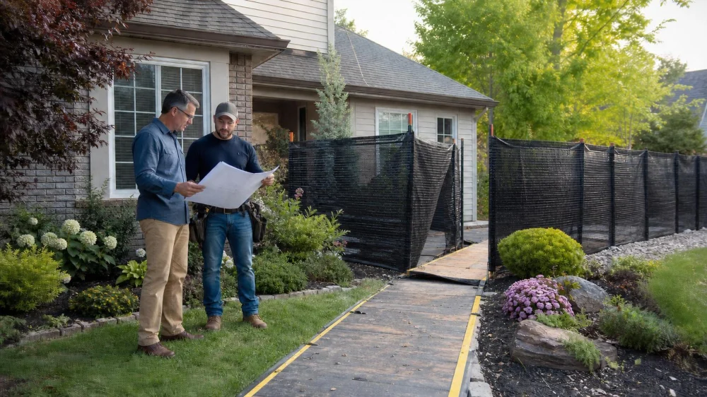 Roof Repair Landscaping Plan: Protect Plants and Plan Cleanup