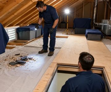 Roofing Debris in the Attic: Plan Containment and Cleanup