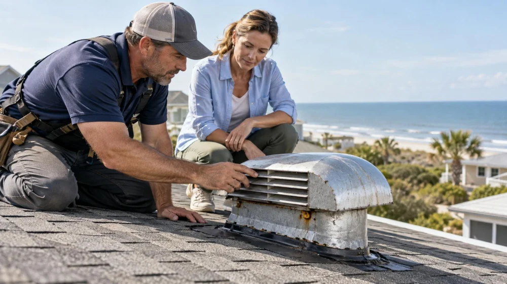 Coastal Roof Vent Check: Corrosion, Seals, and Airflow