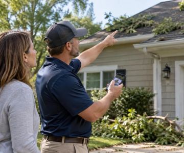 Roof Storm Debris Check: Ground View, Photos, and Call
