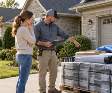 Roof Repair Material Delivery: Access, Cover, and Count