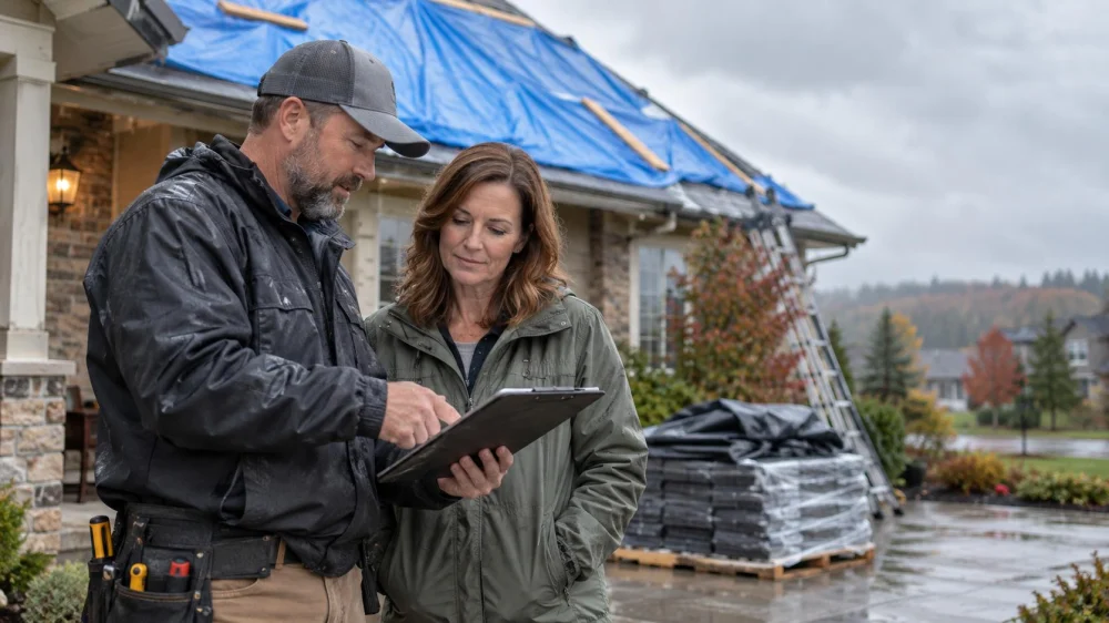 Roof Work Weather Delay: Protection, Updates, and Restart