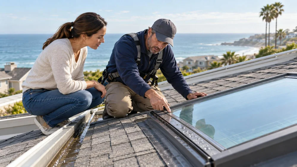 Coastal Roof Skylight Check: Seals, Salt, and Drainage