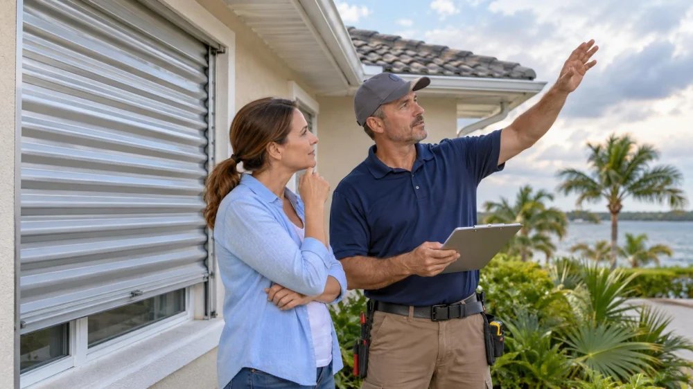 Storm Shutter and Roof Plan: Access, Loads, and Timing