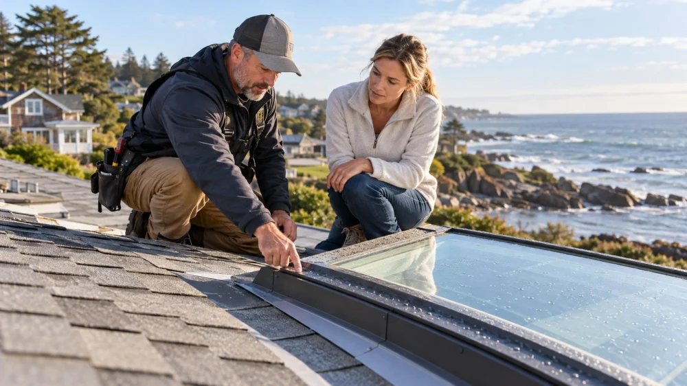 Skylights Near the Coast: Salt, Flashing, and Water Paths
