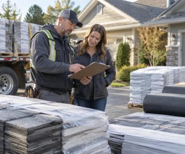 Roof Material Delivery Check: Product, Quantity, and Cover