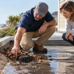 Roof Drain Outlet Near Sand: Debris, Flow, and Cleaning